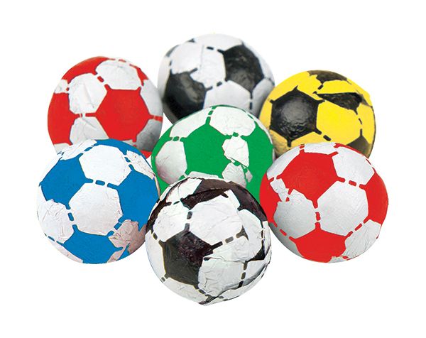 Chocolate Flavour Footballs